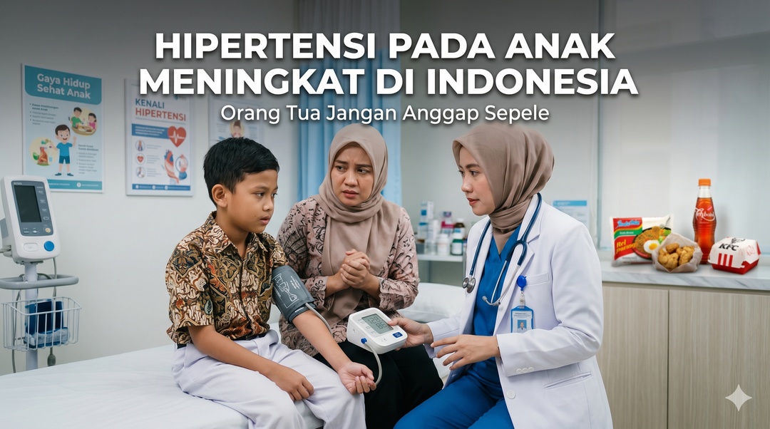 Hipertensi pada Anak Meningkat di Indonesia, Orang Tua Jangan Anggap Sepele